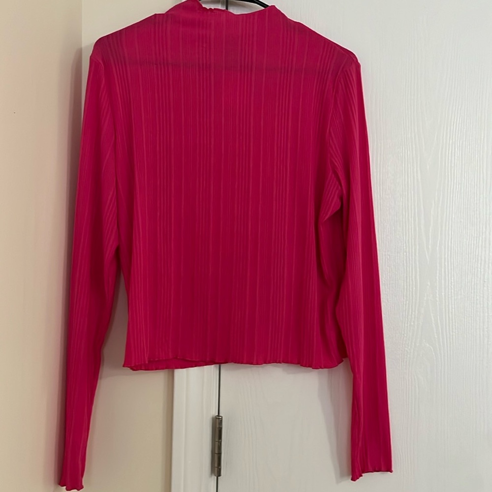 Pink long sleeve top